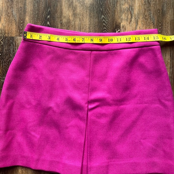 NWT J. crew Hot Pink Mini skirt - Picture 6 of 8
